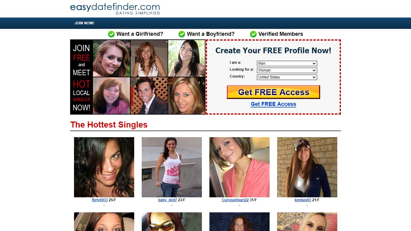Easily Meet Available Local Singles! - EasyDateFinder.com